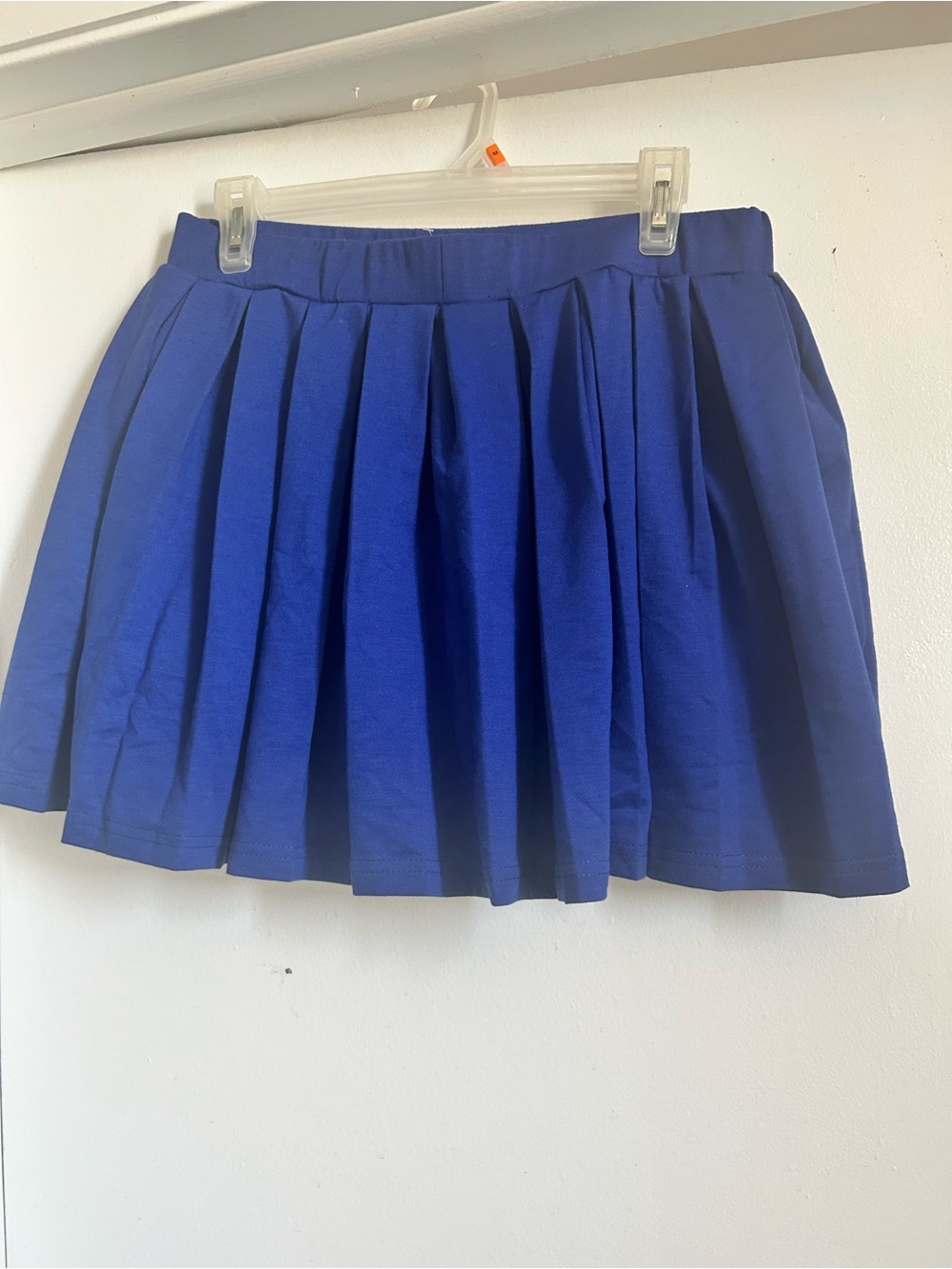 Be-lux Sport Royal Blue Pleated Skirt - L